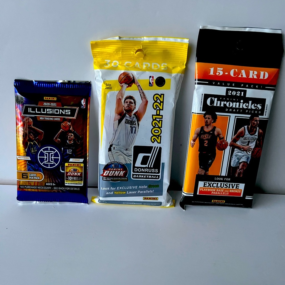 COPY - Panini 3 pack, Illusions, Donruss, and Chronicles